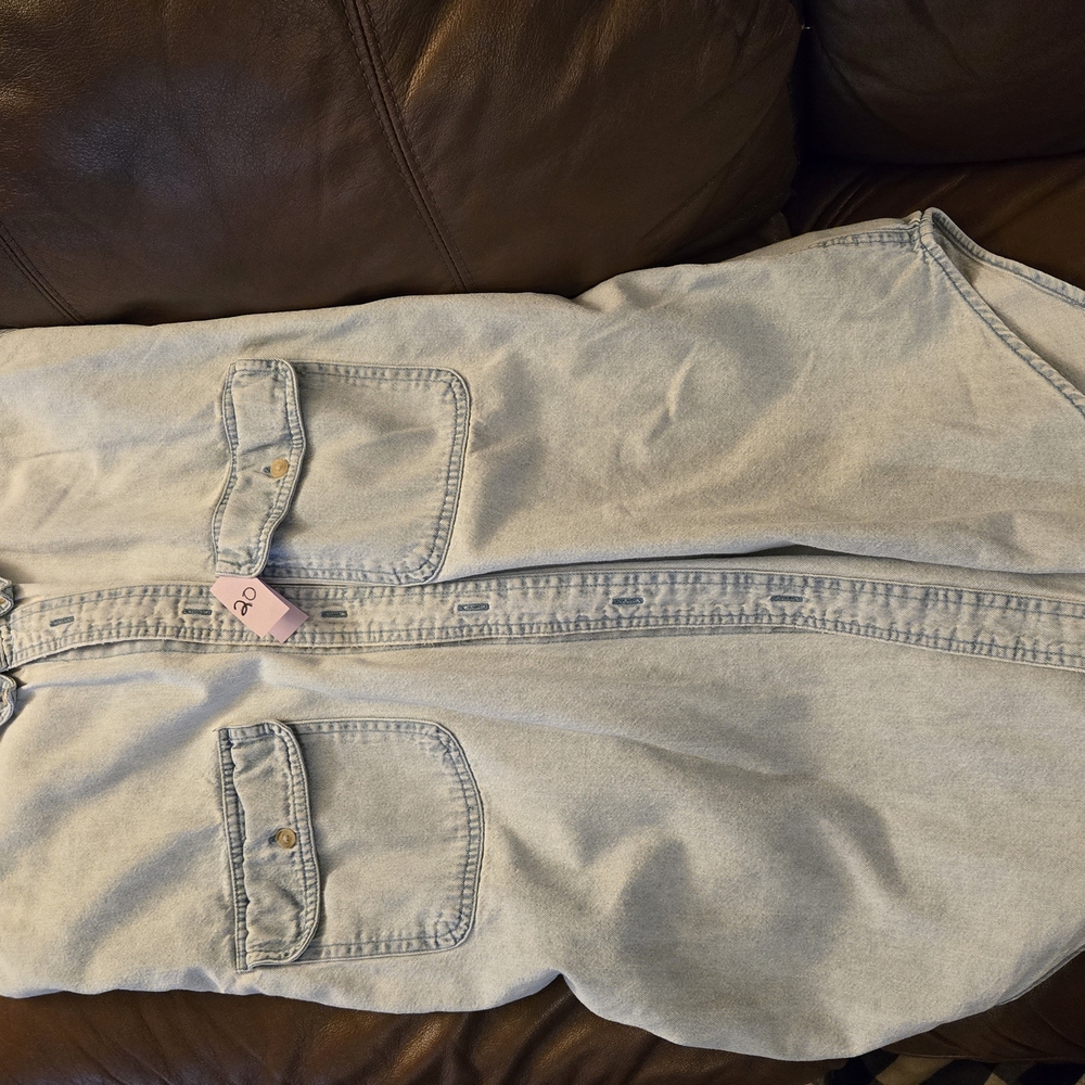 Light Blue Denim Shirt Jacket